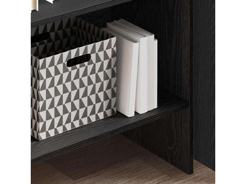  Bibliothèque 5 niveaux, armoire à livres 60 x 35 x 180 cm bois d'ingénierie shl9033  - Conforama D