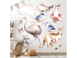 Sticker mural - animaux d'australie100x126 cm