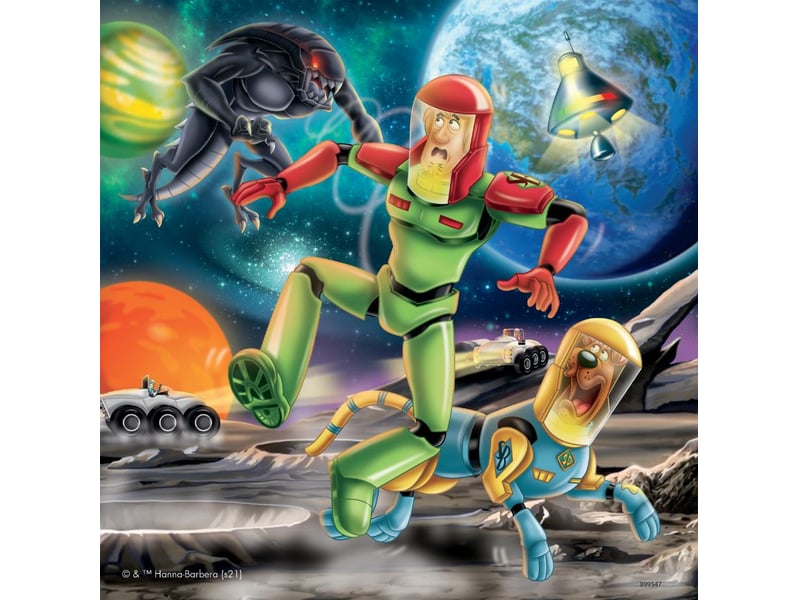  Puzzles 3x49 pieces - les aventures de scooby-doo 52424 - Conforama C