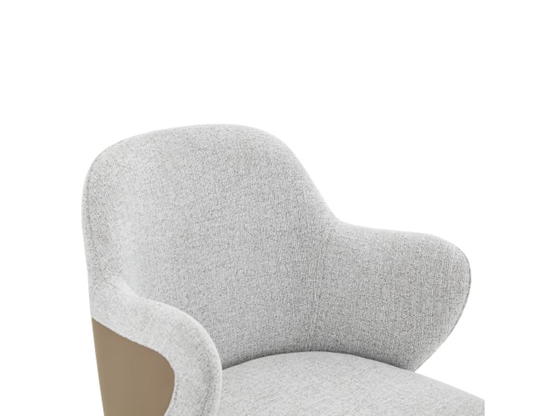 Tabourets de bar réglables – ensemble de 2, modernes, accoudoirs, pivotants 360°, hauteur réglable – pour bar pro - Conforama E