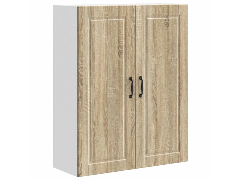 Meuble mural de cuisine, armoire de cuisine chêne sonoma 80x31x100cm shl3382 - Conforama A