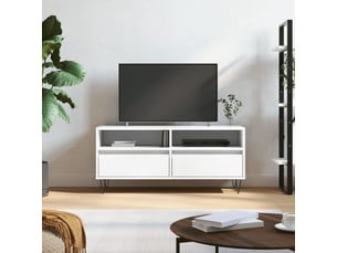Meuble tv coloris blanc 100 cm <strong></strong>  <strong></strong>
