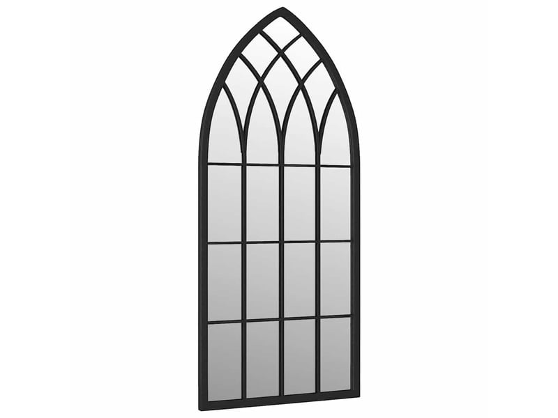  Miroir, miroir décoratif noir 70x30 cm fer pour utilisation à l'intérieur cf62900  - Conforama C