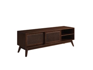 Meuble tv coloris bois foncé 150 cm <strong>HAUSS SPOLE</strong>  <strong></strong>