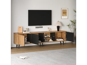 Meuble tv coloris marron  <strong></strong>  <strong></strong>