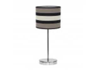 Lampe à poser fabrilamp karla taupebeige 1 x e14 42 x 17 x 17 cm