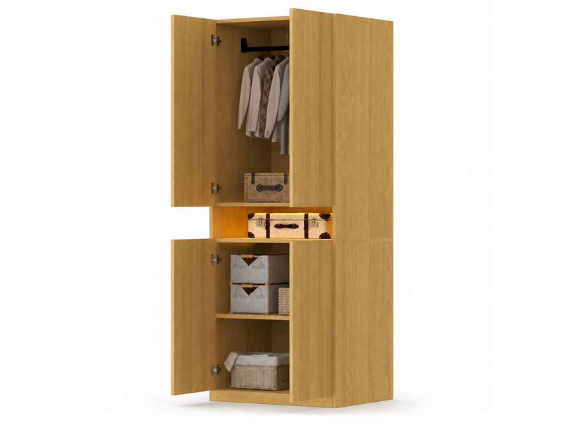  Armoire dressing, 70x55x180 cm cao-LDW00692AAN-conf-NEW - Conforama E