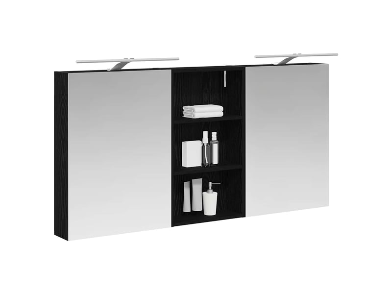 Ensemble de meubles de salle de bain 3 pcs 140x14.5x70 cm shl8633 - Conforama C