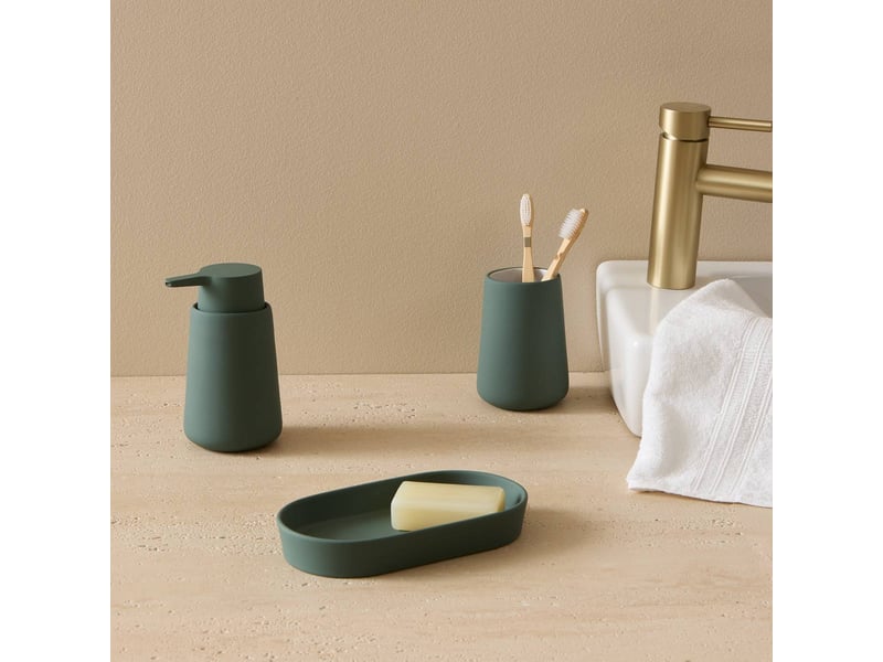  Plateau colorama ovale 11x19,3cm vert COLORAMA - Conforama B