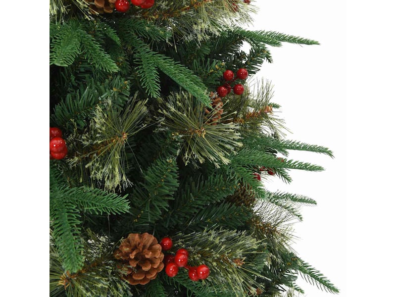 Sapin de noël artificiel, arbre de noël à branches articulées vert 150 cm shl3594 - Conforama E
