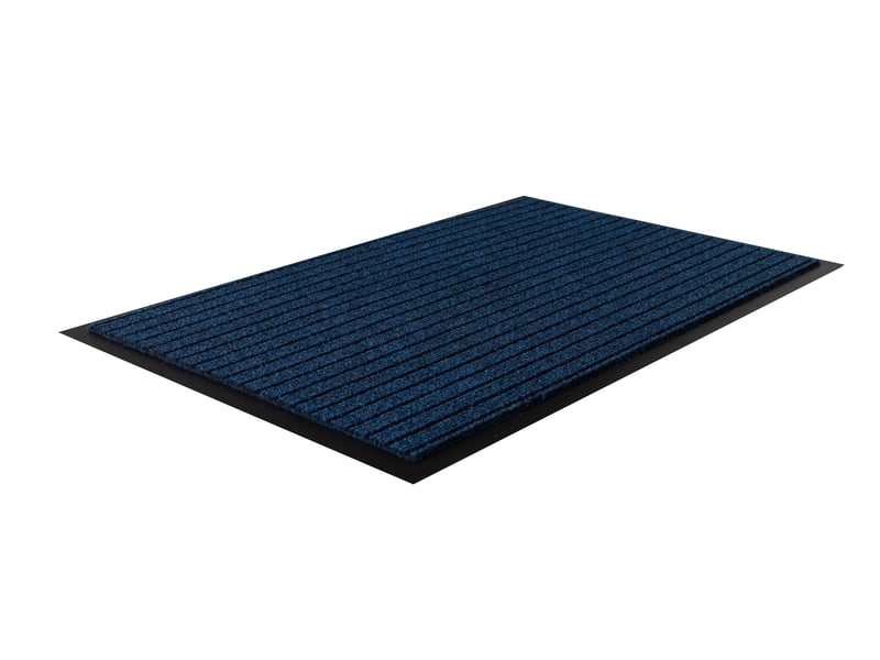  Paillasson antidérapant pour les mètres courants dura 5880 extérieur, intérieur, sur caoutchouc - bleu 50x80 cm  - Conforama D