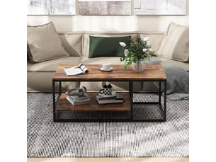 Table basse coloris marron GIANTEX