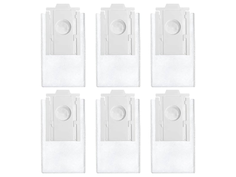  6pcs dust bags replacement for samsung vca-rdb95 jet bot+ jet bot ai+ robot vacuum clean station accessories parts  - Conforama B