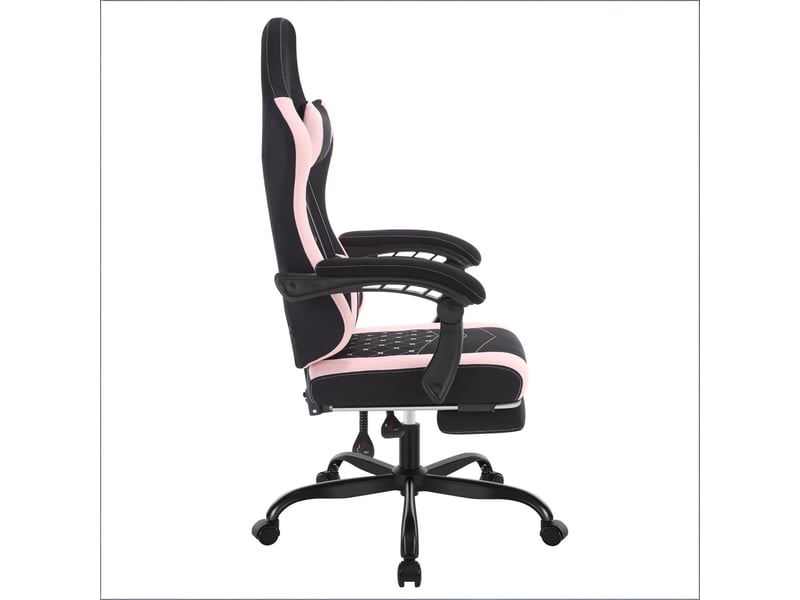  Chaise de bureau ergonomique pivotante avec massage, fauteuil gaming confortable  - Conforama D