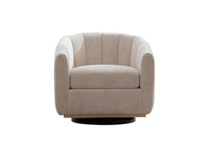 Fauteuil pivotant 360°, en forme de citrouille