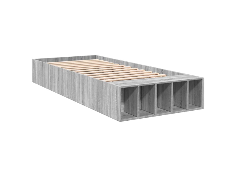  Lit simple- lit adulte -  cadre de lit sans matelas sonoma gris 90x200 cm  - Conforama B