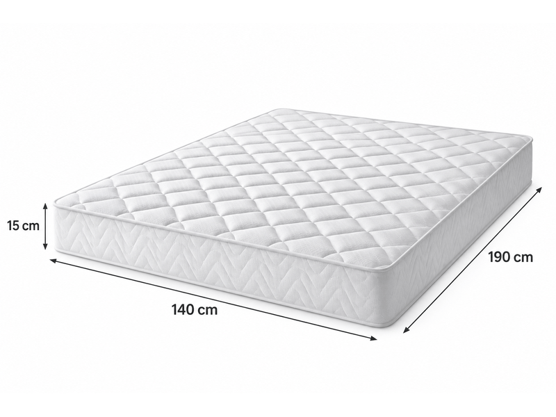  Matelas mousse – épaisseur 15 cm – 140 x 190 cm  - Conforama C