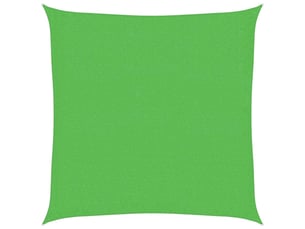 Voile d'ombrage - voile d'ombre - voile parasol 160 gm² vert clair 2x2 m pehd