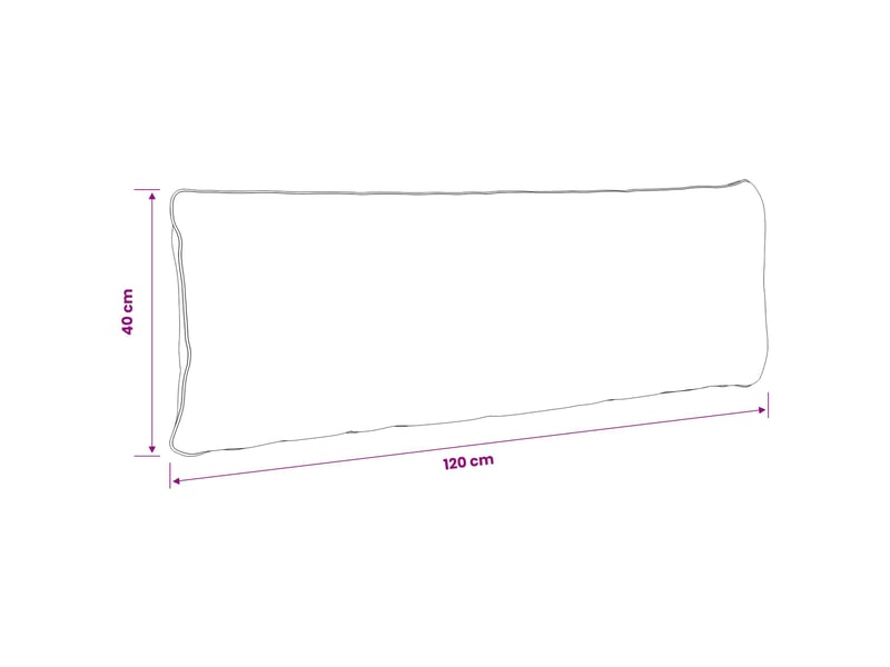  Coussin de dos, coussin de dossier 1 pièce putten 100 % polyester rose cf54423  - Conforama E