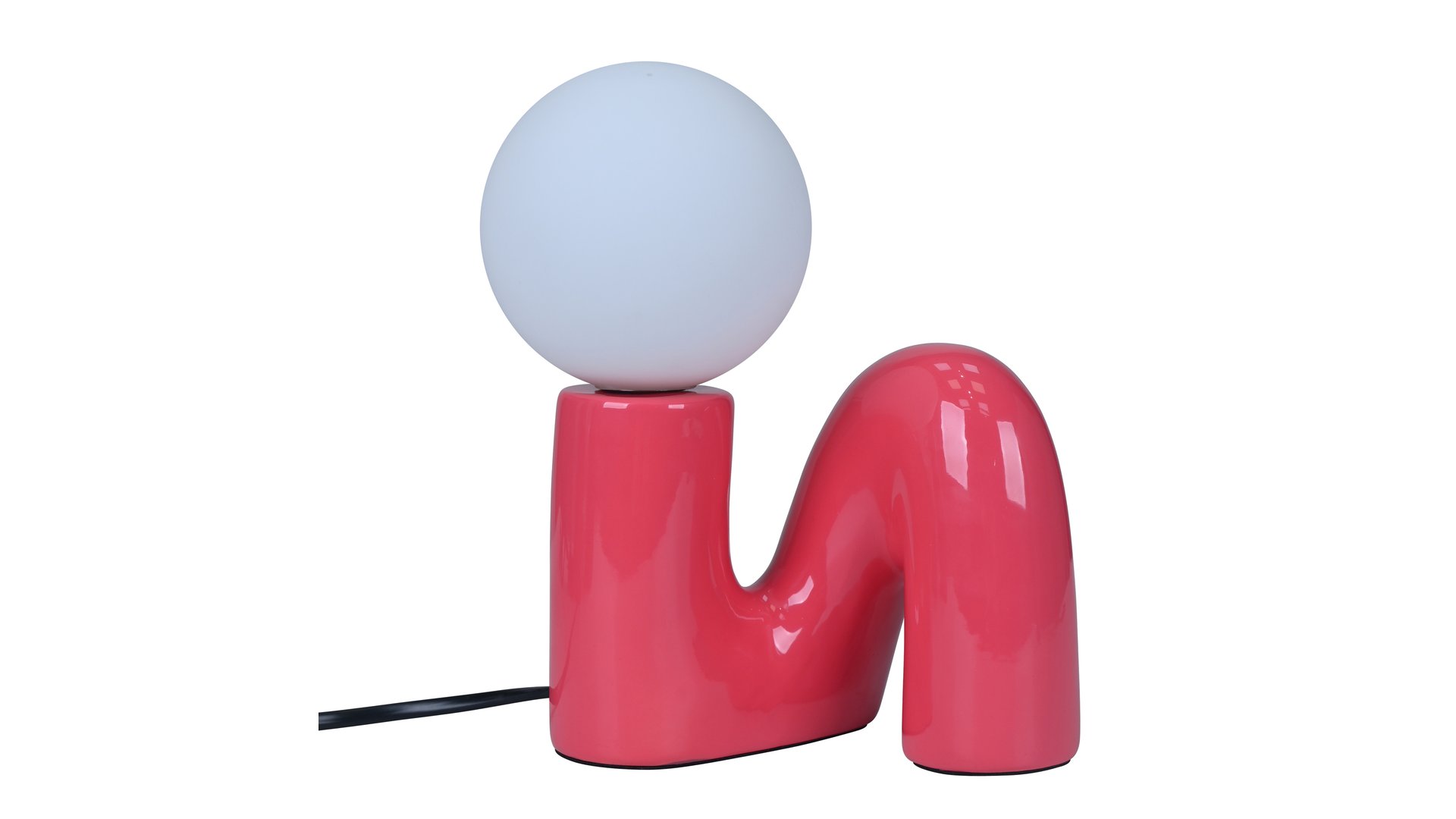 CONFORAMA Lampe Céramique 21 cm rose PIXO