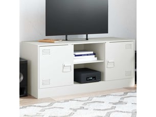 Meuble tv coloris blanc 99 cm <strong></strong>  <strong></strong>