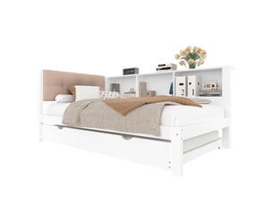 Lit superposé 90x200 cm <strong></strong> <strong></strong> coloris blanc