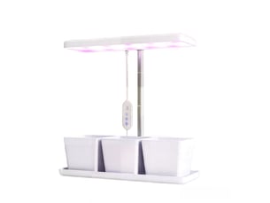 Lampe horticole led 10 w spectre complet avec 3 bacs de culture inclus