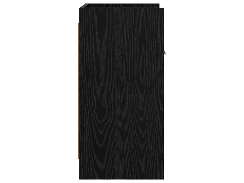  Tables de chevet - cabinet de chevet - table de nuit 2 pc chêne noir 40 x 30 x 60 cm  - Conforama D