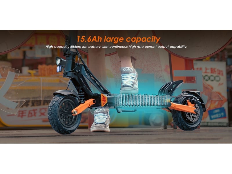  Kukirin g2 pro vmp trottinette électrique adulte 500w, autonomie 65km, pneus 9 pouces, freinage renforcé et version noire KuKirin - Conforama E