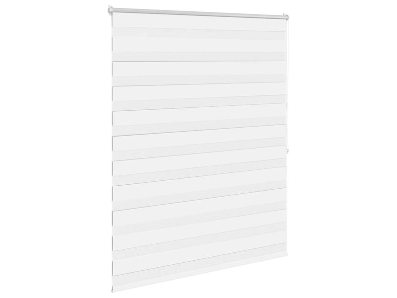 Store vénitien zebra, store de fenêtre 120,9 x 175 cm, largeur du tissu 116,7 cm, blanc cf48199 - Conforama C