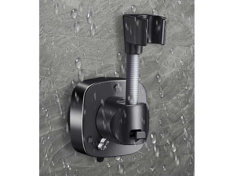  Support de pommeau de douche rotatif 360° à ventouse - universel, réglable, installation facile et rapide  - Conforama A