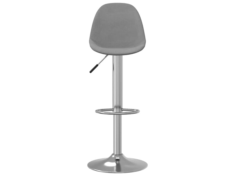  Lot de 2 tabouret de bar, chaise de bar gris tissu  - Conforama C