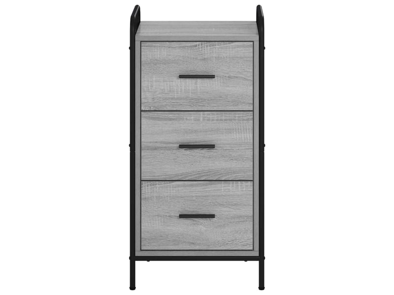  Buffet salon, buffet de rangement sonoma gris 97x33x81 cm bois d'ingénierie shl86462  - Conforama D