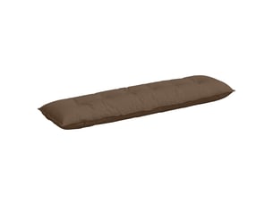 Coussin de dos, coussin de dossier marron 180 x 19 x 50 cm tissu cf54802