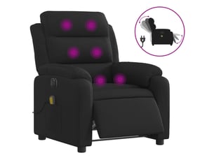 Fauteuil relax électrique  <strong></strong> Tissu noir