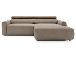 Selsey fando - canapé d'angle - 252 cm - velours beige