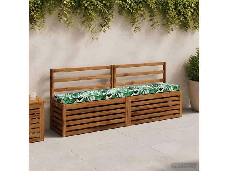  Lot de 2 coussins de banc, coussins d'assise vught 100 % polyester cf58367  - Conforama B