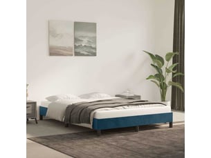 Lit 2 places 140x200 cm coloris bleu