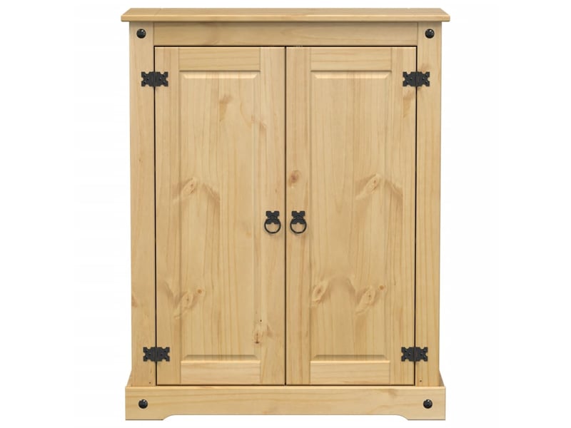  Meuble à chaussure, armoire à chaussures corona 86x38,5x108 cm bois de pin massif  - Conforama D