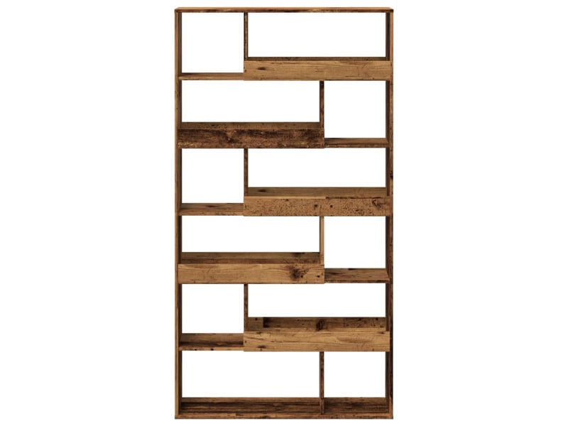  Cloison bibliothèque, meuble de rangement vieux bois bois d'ingénierie shl9792  - Conforama D