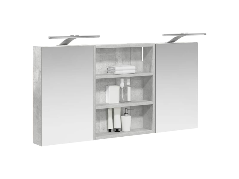 Ensemble de meubles de salle de bain 3 pcs 100x10.5x50 cm shl2390 - Conforama C