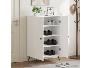 Meuble à chaussures 4 paire(s)  <strong></strong>  <strong></strong> coloris blanc