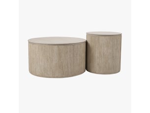 Table basse  coloris beige MOBILIER DECO 