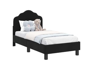 Lit simple 70x140 cm    coloris noir