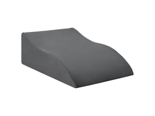Coussin pour les jambes, oreiller 68 x 41 x 21 cm mousse pu gris cf56588