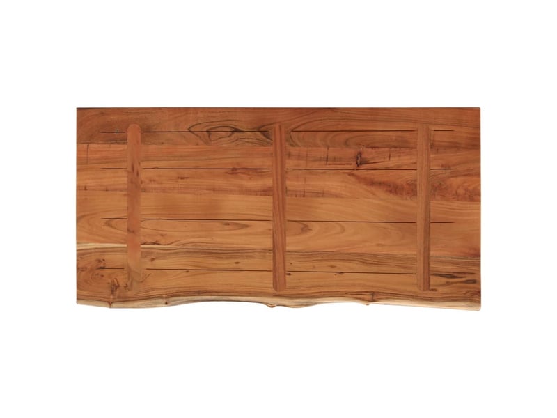  Comptoir de salle de bain, plan de travail 120x60x3,8 cm rectangulaire acacia cf65723  - Conforama E