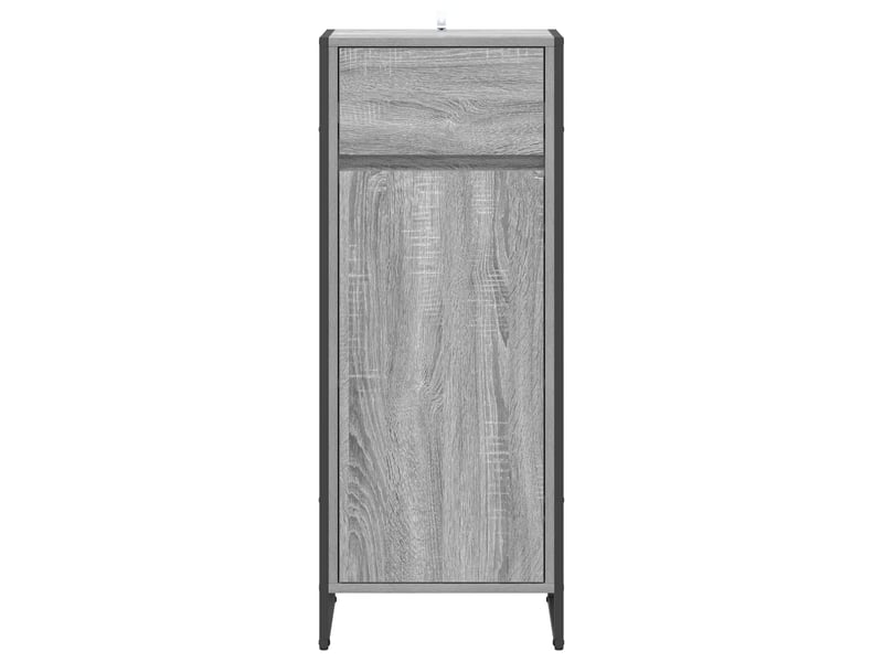  Cabinet de salle de bain, meuble de rangement gris sonoma 40x30x100 cm  - Conforama E