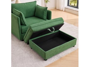 Fauteuil fixe <strong>MODENVIE</strong> <strong></strong> Velours vert