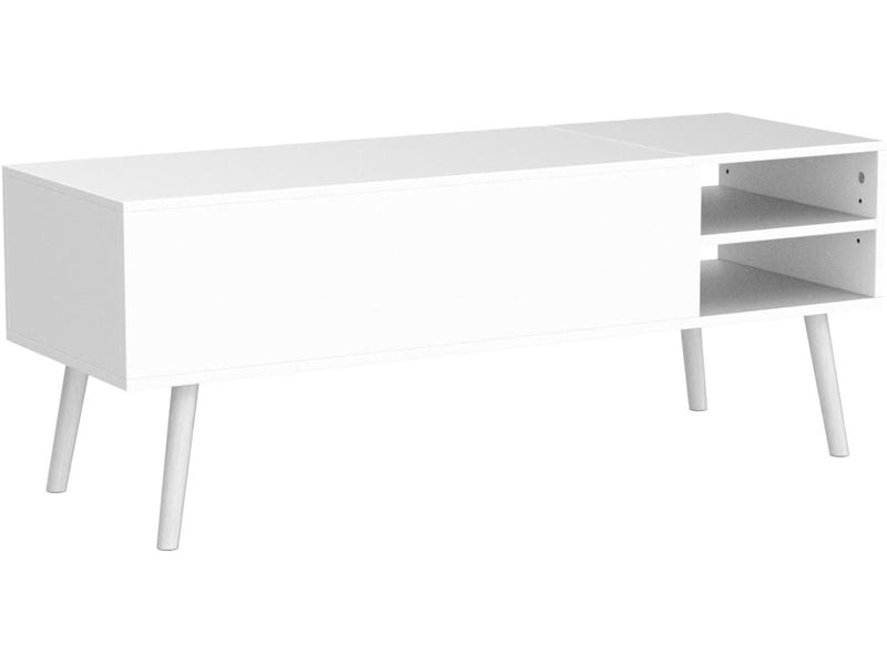 Table basse relevable, table basse de salon, table basse rectangulaire moderne avec tiroir de rangement  - Conforama A