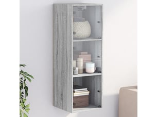 Armoire     <strong></strong> <strong></strong> coloris gris largeur 35 cm